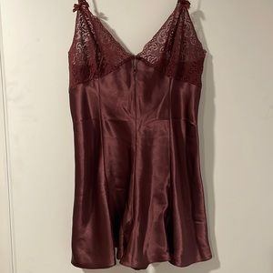 Vintage lingerie slip romper